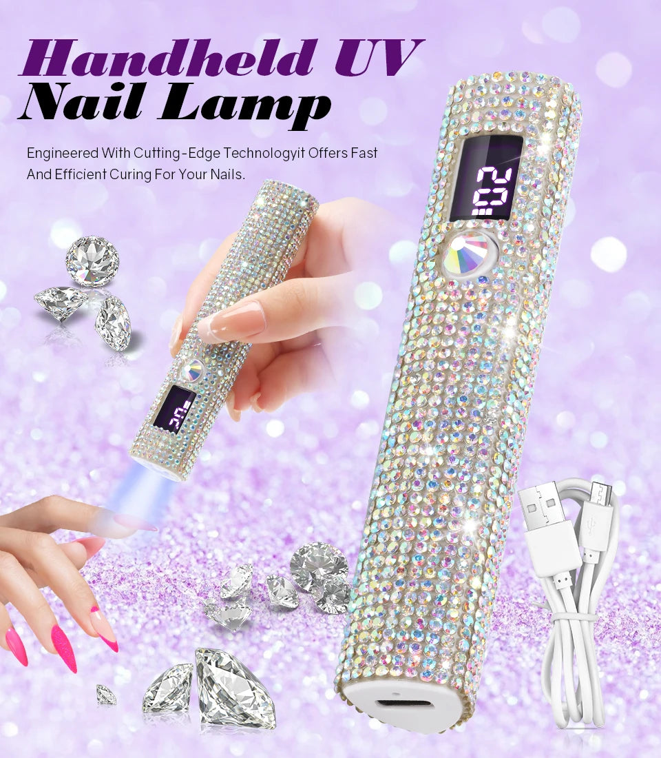 Portable Handheld UV/LED Nail Dryer Lamp